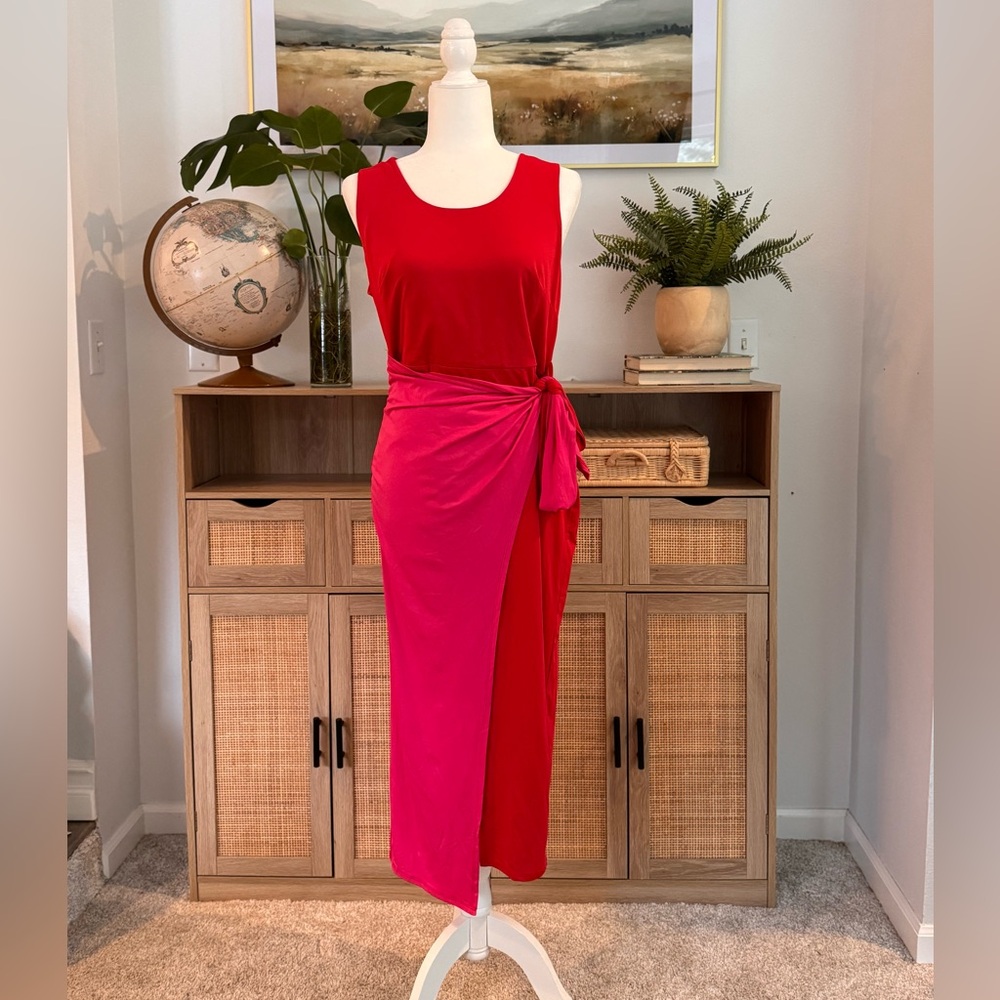 Stunning pink & red Baltic Born Dress by Dress Day
